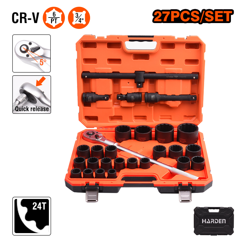 Набор торцевых головок HARDEN, – обзор и цена Tool Set